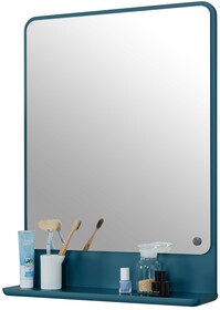 Lustro łazienkowe z półką TOM TAILOR Color Bath - ciemny niebieski