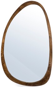Lustro PLECTO 120x70 cm - brązowy