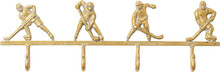 Wieszak ścienny ICE HOCKEY - złoty
