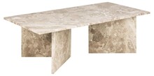 Stolik kawowy marmurowy VEGA 140 cm - kawowy