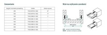 Prowadnice do szuflad Prowadnica kulkowa SOLID SLIDE z miękkim dociągiem - ocynk biały / dł. 300 mm / L+P - Rejs