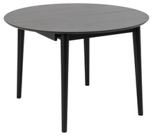 Stół okrągły rozkładany MONTREUX 115/154x115 - czarny