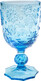 Kieliszek do wina ICE FLOWERS - niebieski
