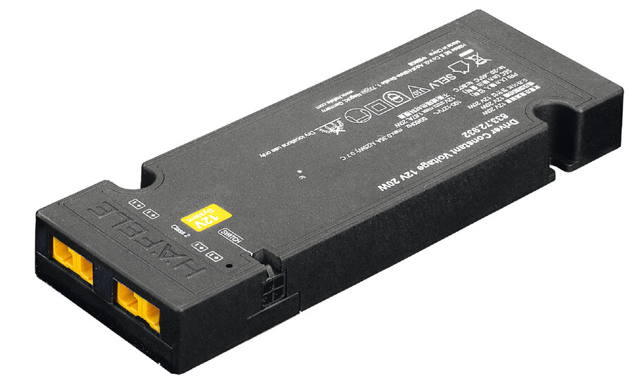Zasilacz, Häfele Loox5 12 V, napięcie wejściowe 100 - 127 V, moc 20 W , bardzo płaski 16 mm