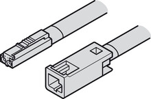 Oświetlenie LED Przewód przedłużający LOOX5 / 5 A / 12 V / AWG 18 / dł. 2 m - Häfele