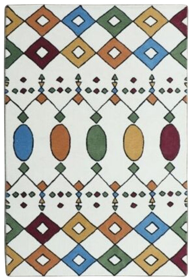Dywan wełniany GEMSTONE 240x170 - multikolor