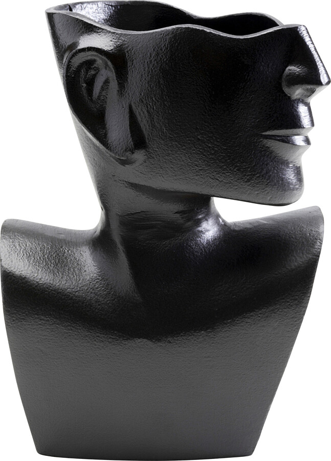Wazon aluminiowy ROSTRO SIDE 27 - czarny