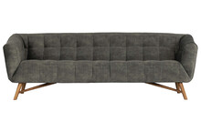 Sofa 3-osobowa ARCHIE velvet - ciepły zielony
