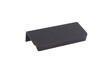 Uchwyt listwowy 3808 Czarny Mat / rozstaw 64 mm