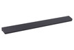 Uchwyt listwowy 3808 Czarny Mat / rozstaw 608 mm