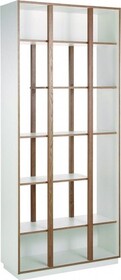 Biały regał 210x90x35 cm w kategorii Regały