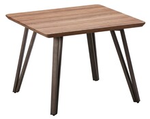 Stolik kawowy brązowy 60x60x45 cm - kolekcja nowoczesna