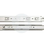 Prowadnice kulkowe Marcopol z hamulcem / dł. 60 cm / wys. 45 mm / 35 kg / wysuw 100%    Komplet prowadnic kulkowych o długości 600 mm, wykonanych ze stali...