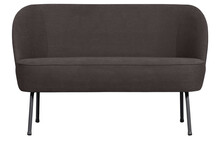 Sofa 2-osobowa VOGUE - tkanina Attila ciemnoszara
