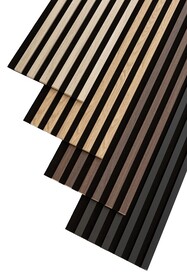 Lamele Lamele na filcu WOODLINE 2700x300 - czarny / dąb sonoma - Marbet Design