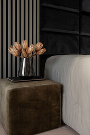Lamele Lamele na filcu WOODLINE 2700x300 - czarny / oliwkowy - Marbet Design