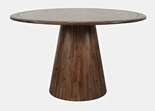 Stół okrągły AVOLA 127 cm - orzech