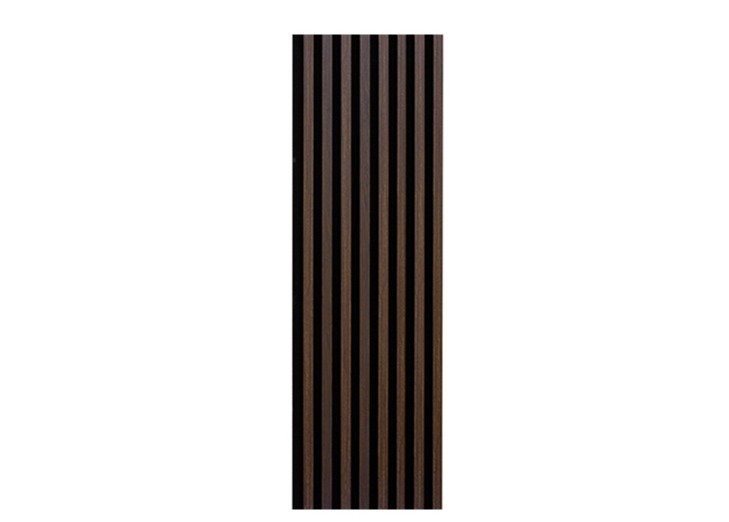 Lamele na filcu WOODLINE 2700x400 - czarny / dąb ciemny