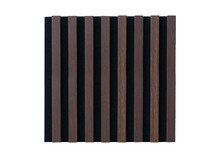 Lamele Lamele na filcu WOODLINE 400x400 - czarny / dąb ciemny - Marbet Design