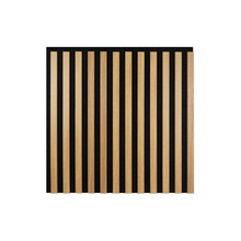 Lamele Lamele na filcu WOODLINE 600x600 - czarny / dąb jasny - Marbet Design