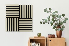 Lamele Lamele na filcu WOODLINE 400x400 - czarny / oliwkowy - Marbet Design
