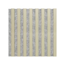 Lamele Lamele na filcu WOODLINE 400x400 - szary / oliwkowy - Marbet Design