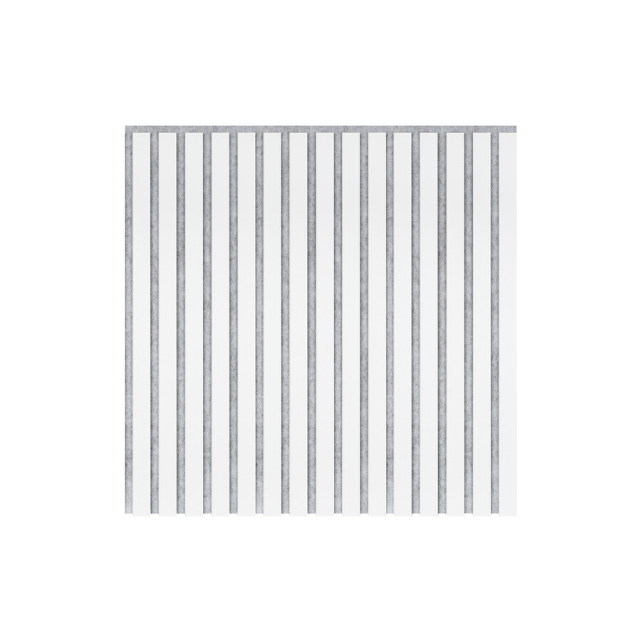 Lamele na filcu WOODLINE 600x600 D - szary / biały