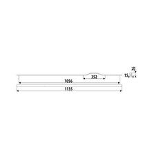 Uchwyty Uchwyt meblowy UA131 - aluminium / rozstaw 352 /1056 mm - Gamet