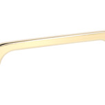 Uchwyt UU05 z kolekcji ORGANIC rozstaw 128 mm złoty połysk Wymiary: - długość: 145 mm - rozstaw otworów: 128 mm - wysokość: 27 mm - grubość profilu:...