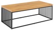 Stolik kawowy STRINGTON 120x60 - dziki dąb/czarny