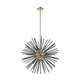 Lampa wisząca URCHIN P0491-09C-F7BC - czarny/złoty