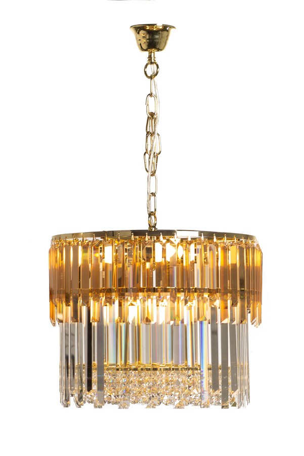 Lampa wisząca CAMILLE 19101/8 - złoty