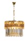 Lampa wisząca CAMILLE 19101/8 - złoty