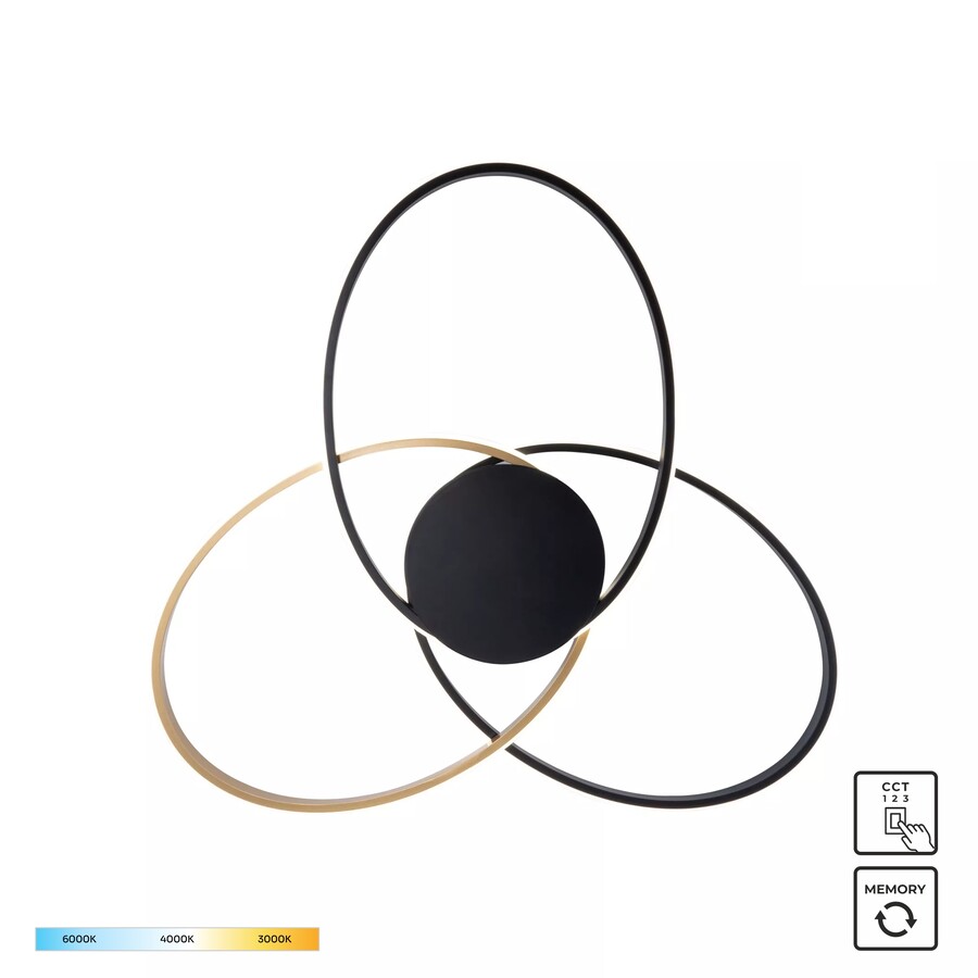 Lampa sufitowa BOLD 20169-GD - czarny/złoty