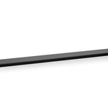 Uchwyt listwowy WAY 0518 - czarny mat / rozstaw 352/1056 mm    Wymiary: - długość: 1100 mm - szerokość: 38 mm - wysokość: 17 mm - rozstaw otworów:...
