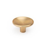 Gałka DISC 0530 - mosiądz cava szczotkowany / fi 38 mm    Wymiary: - średnica: 38 mm - wysokość: 20,4 mm    Materiał: metal    Kolor pokrycia:...