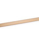 Uchwyt meblowy FLAPP 0610 - mosiądz cava szczotkowany / rozstaw 256 mm    Wymiary: - długość: 350 mm - szerokość: 23,2 mm - wysokość: 22 mm - rozstaw...