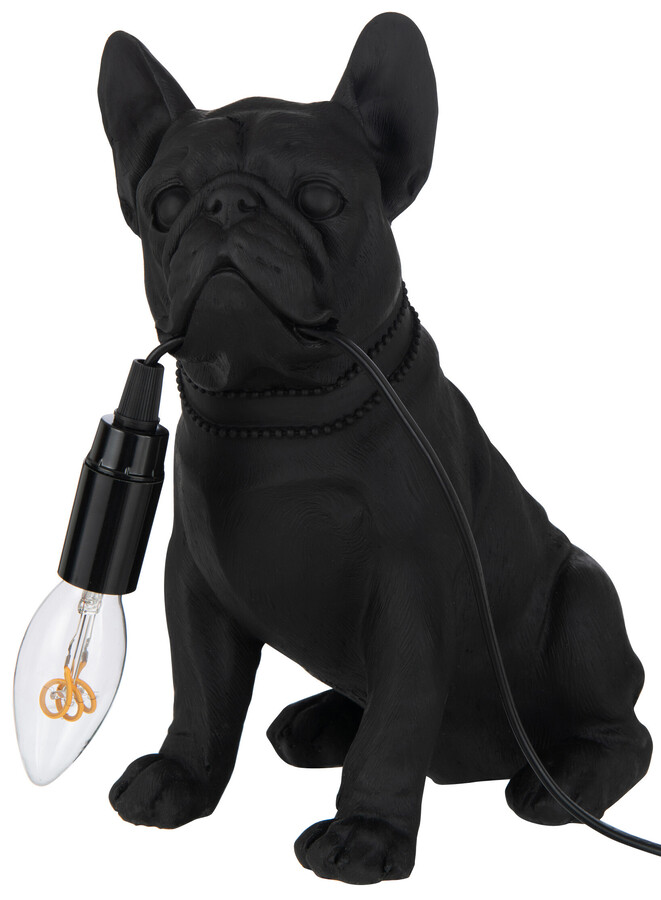 Lampa stołowa BULLDOG POLY - czarny