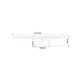 Kinkiet ALTER W89443-20W-CH - chrom