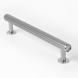 Uchwyt RILLE 0528 - stal szlachetna / rozstaw 160 mm    Wymiary: - długość: 190 mm - rozstaw otworów: 160 mm    Materiał: aluminium    Kolor...
