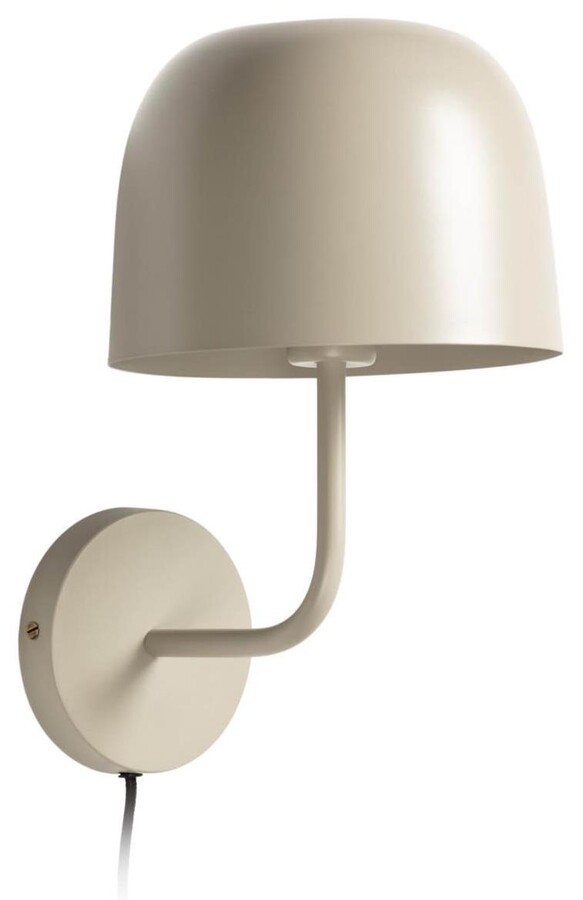 Lampa ścienna metalowa ALISH - beżowy