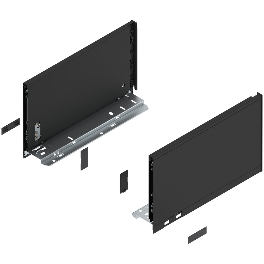 Bok szuflady LEGRABOX, wysokość C (177 mm), dł.=300 mm, lewy/prawy, do LEGRABOX pure+czarny mat*P/U: 1/5