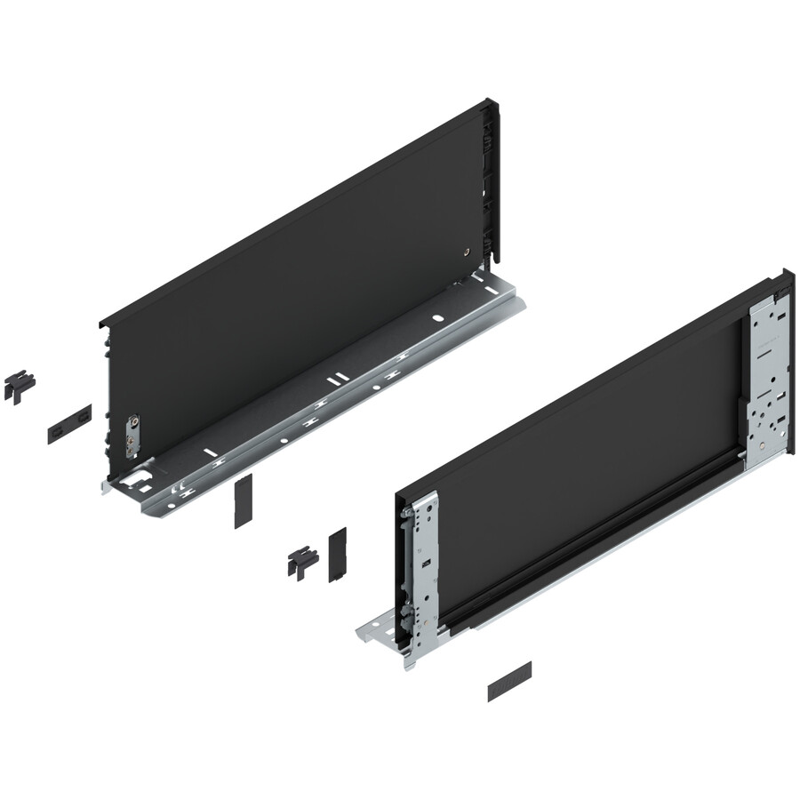 Bok szuflady LEGRABOX (wewnętrzny), wysokość C (177 mm), dł.=450 mm, lewy/prawy, do LEGRABOX pure+czarny mat*P/U: 1/5