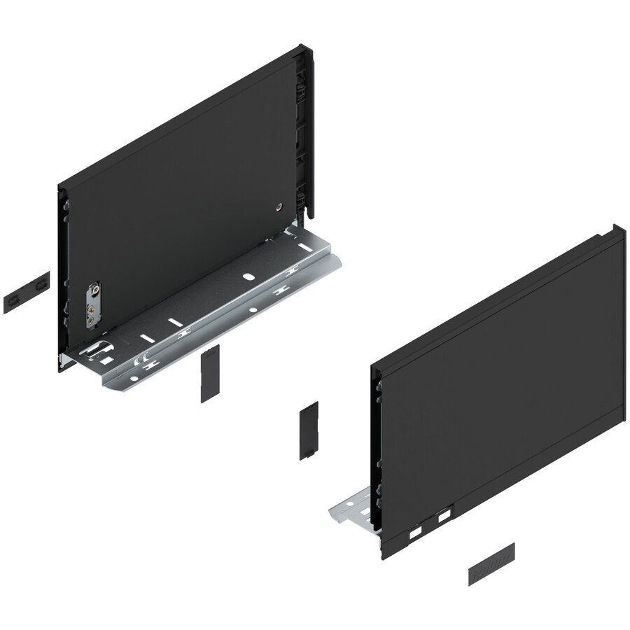 Bok szuflady LEGRABOX, wysokość C (177 mm), dł.=270 mm, lewy/prawy, do LEGRABOX pure+czarny mat*P/U: 1/5