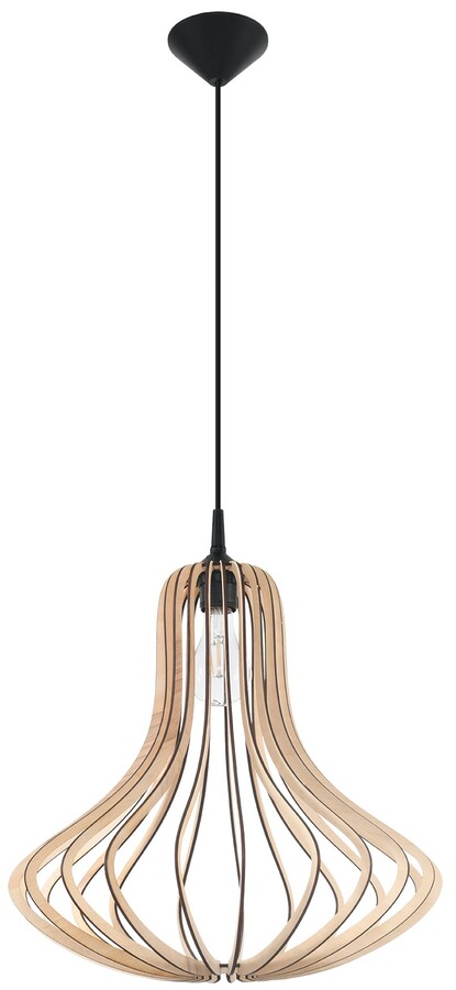 Lampa wisząca Elza Ø41x100 cm drewniana