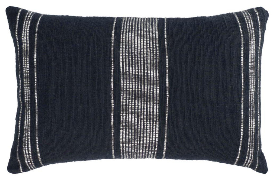 Poszewka bawełniana czarna 50x30 cm
