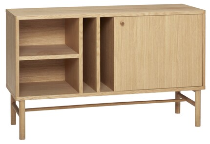 Komoda naturalna fornirowana jasna 100x35 cm