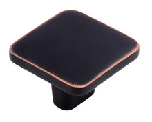 Uchwyty Gałka kwadratowa 2438 - czarna miedź / 33 mm - Siro