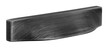 Uchwyt listwowy 2447 - żelazo szczotkowane / rozstaw 64 mm