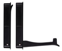 Wieszaki Wieszak 2227 - czarny mat / wys. 93 mm - Siro